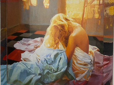 لوحة-بألوان-زيتية-كبيرة-الحجم